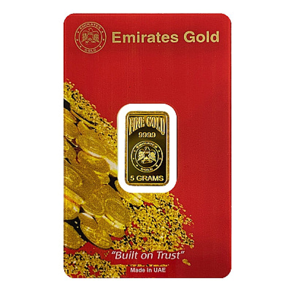 5 gram Fine Gold Bar  999.9 - Emirates Gold