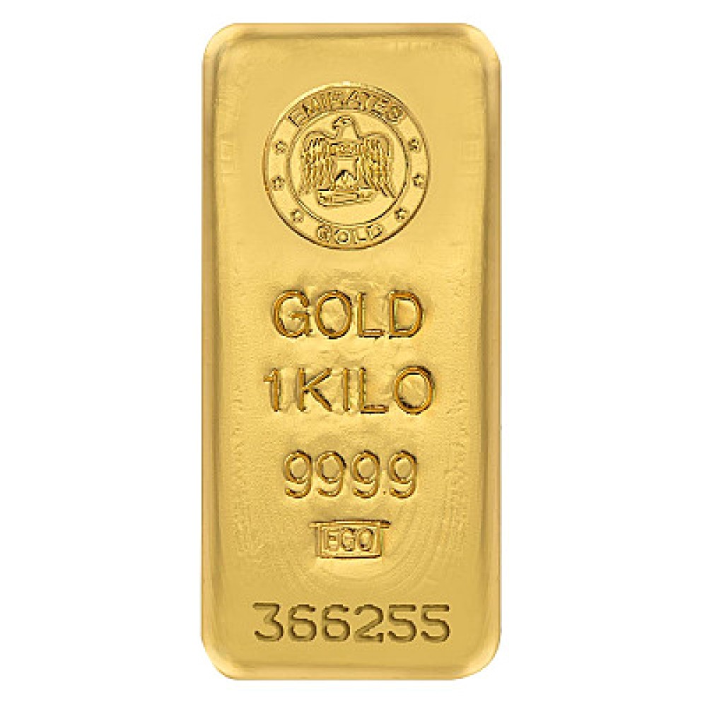 1 kilogram Fine Gold Bar 999.9 - Emirates Gold