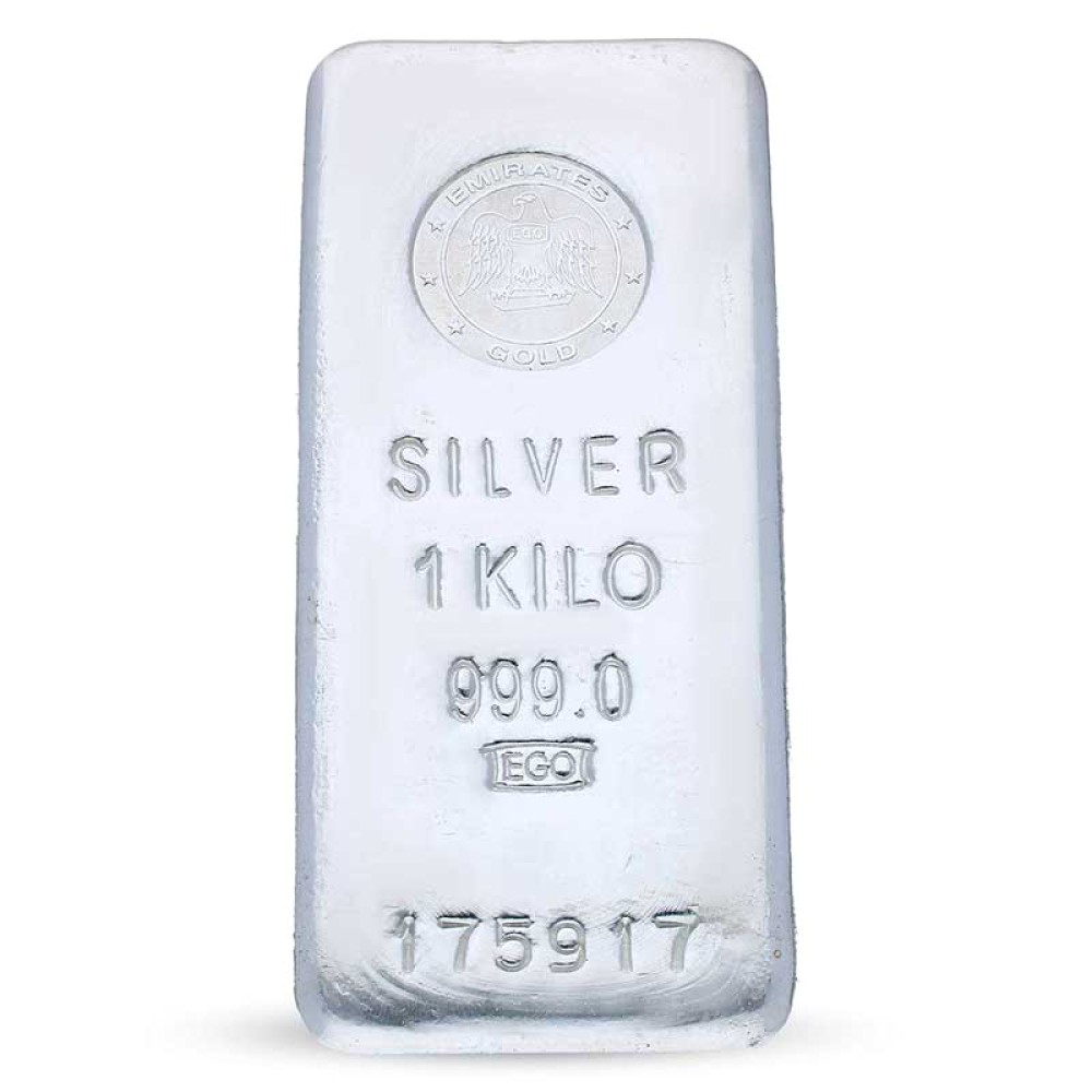 1 kg Fine Silver Bar 999.0 - Emirates Gold